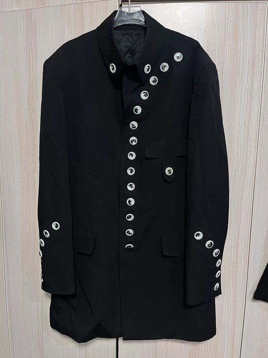 Yohji Yamamoto Black Short Coat