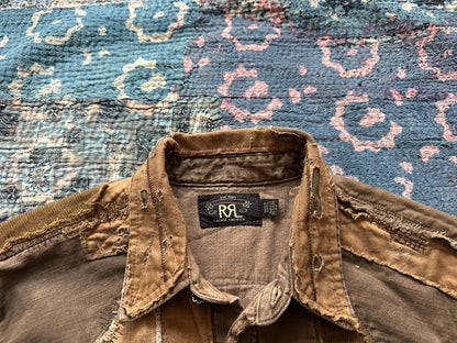 rrl patchwork vintage limited edition shirt