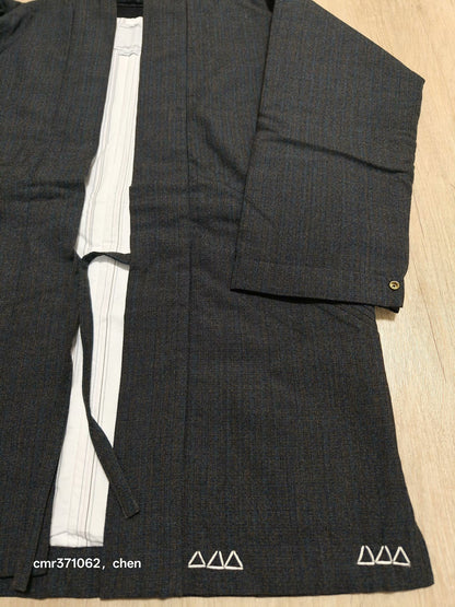visvim 16AW Dotera Wool Stripe Coat