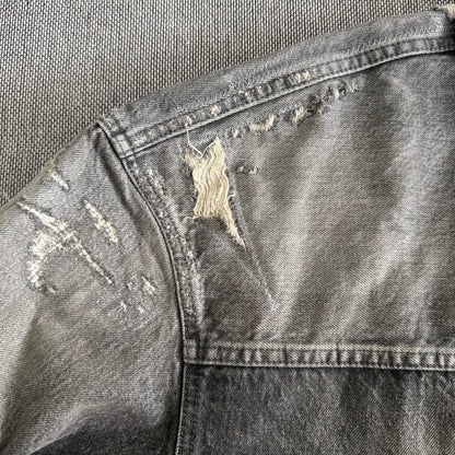 madness 23aw black denim jacket