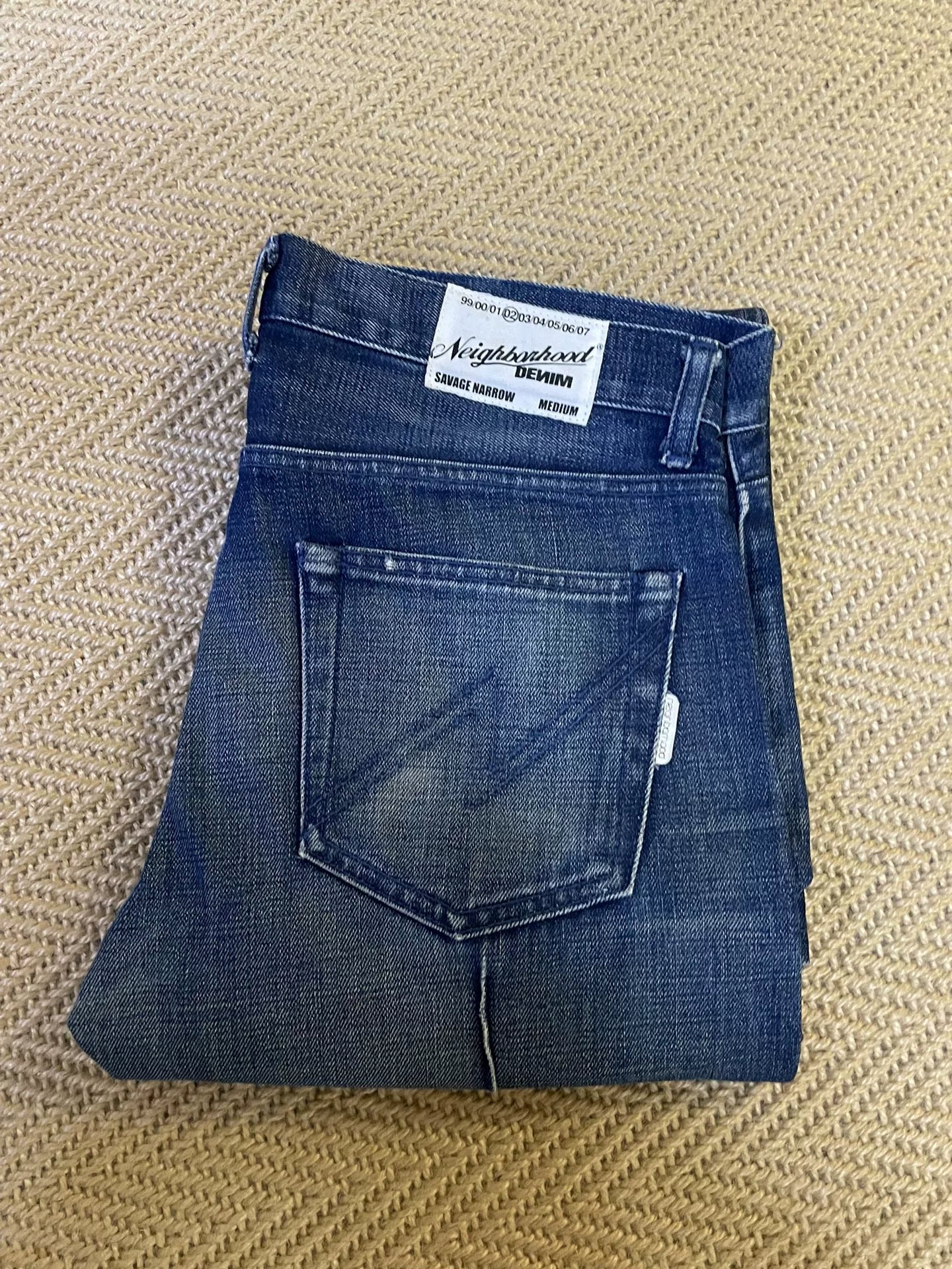 NEIGHBORHOOD Early Seam Washed Jeans