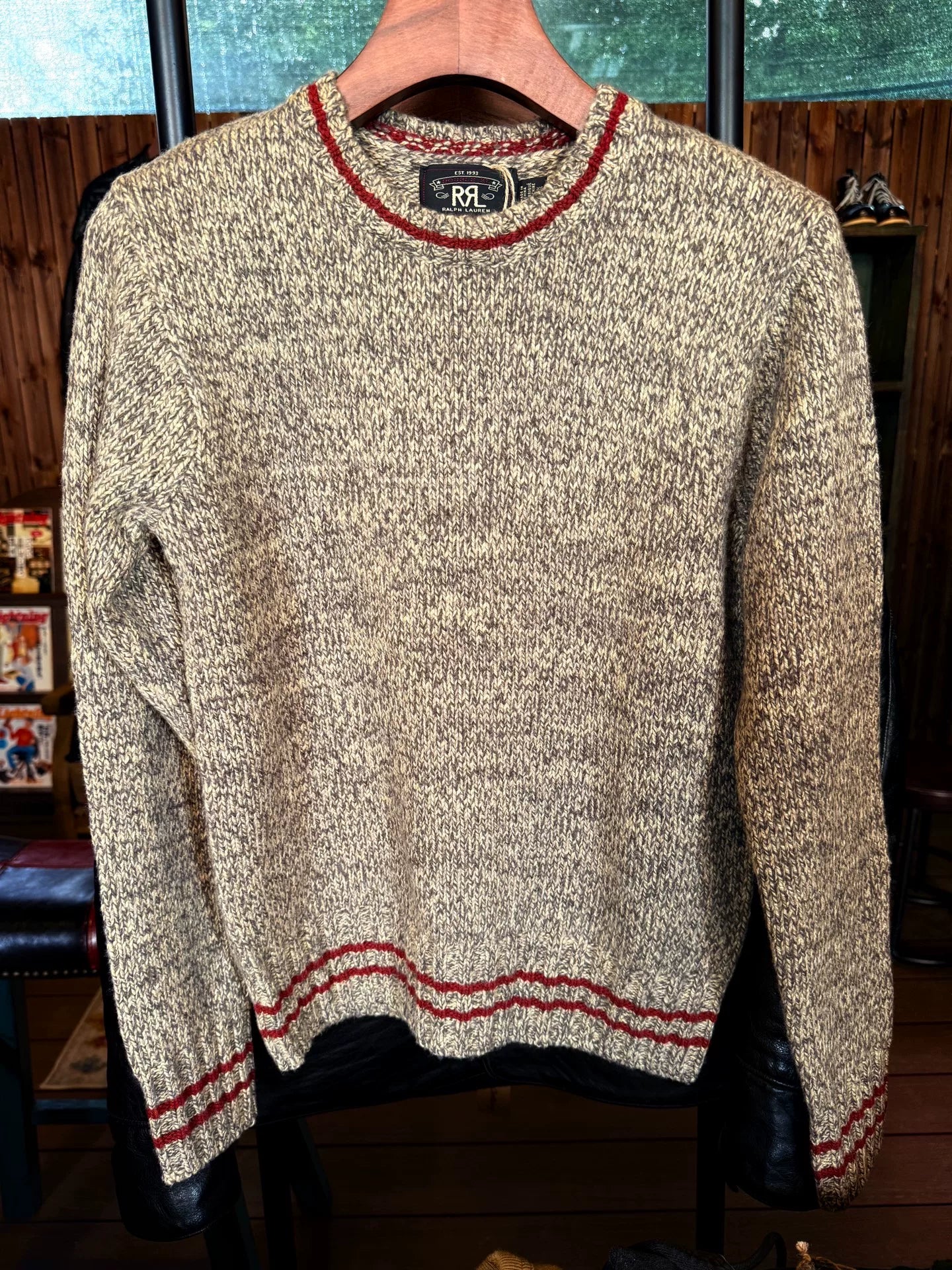 RRL Beige Knit Sweater