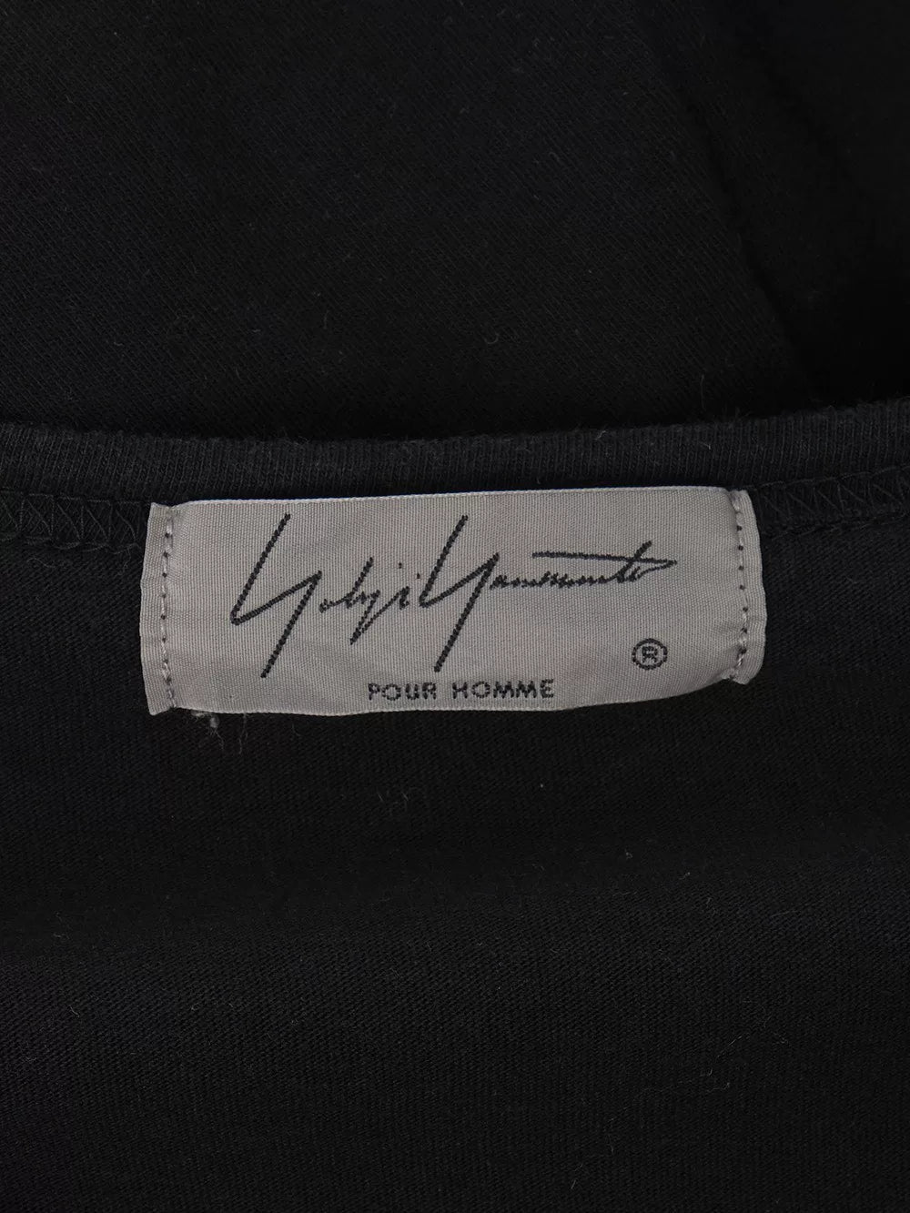 YOHJI YAMAMOTO Black Long Sleeve Top