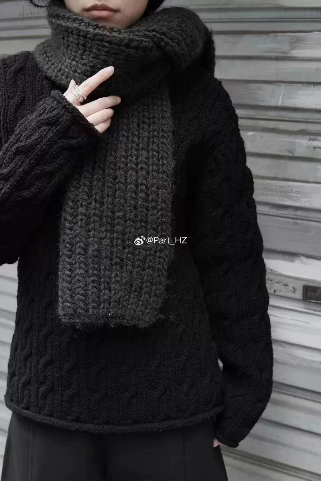 Yohji Yamamoto A/W 2003 Hand-Knit Sweater
