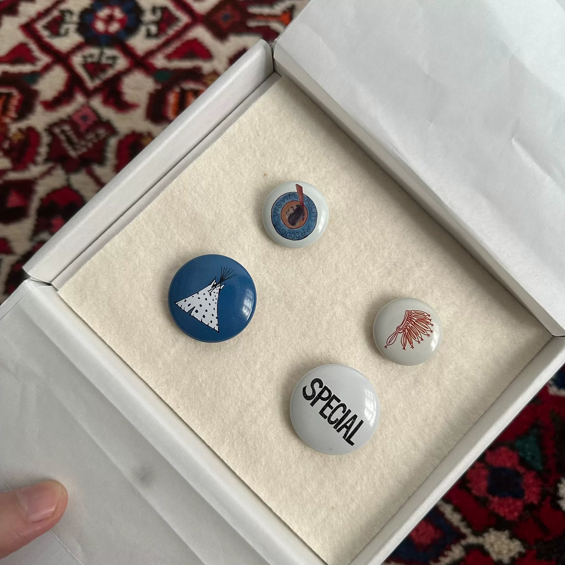 visvim PINS 16AW Badge Set