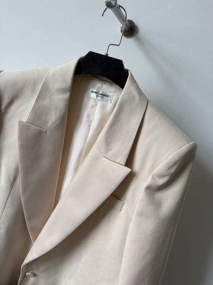 Saint Laurent Runway Padded Shoulder Blazer