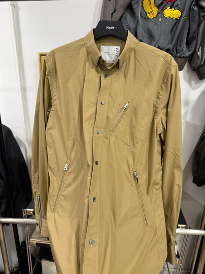 Sacai Spliced Shirt Jacket