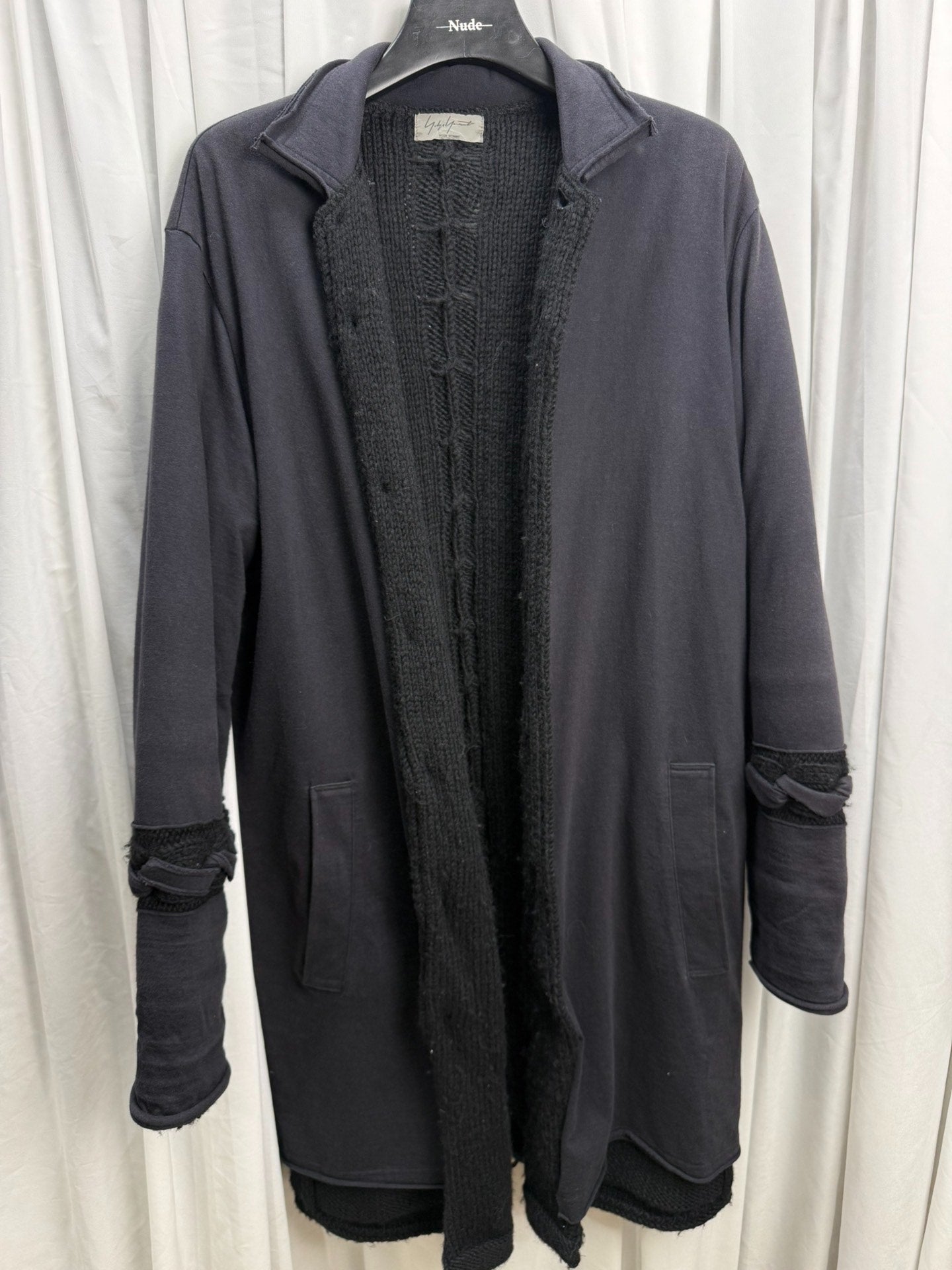 Yohji Yamamoto Pour Homme Wool Strap Coat