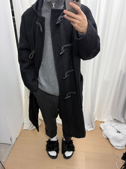 Yohji Yamamoto Striped Oversized Coat