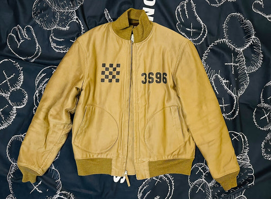 Navy Deck Jacket with Fleece Lining