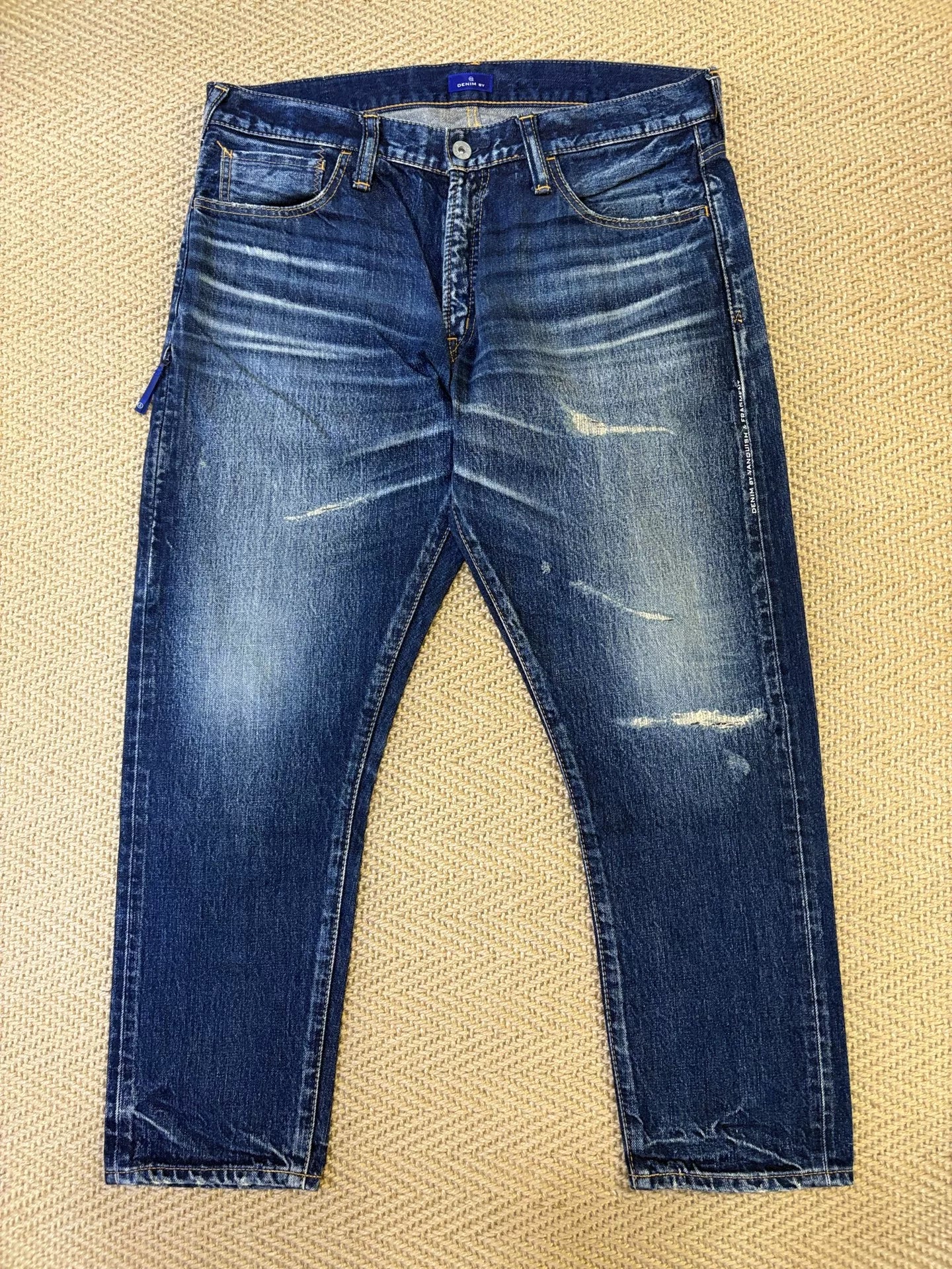 Vanquish & Fragment Washed Cropped Jeans
