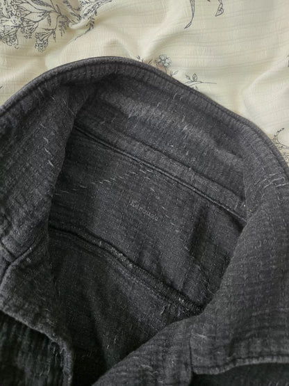 Porter Classic Sashiko Black Short Sleeve