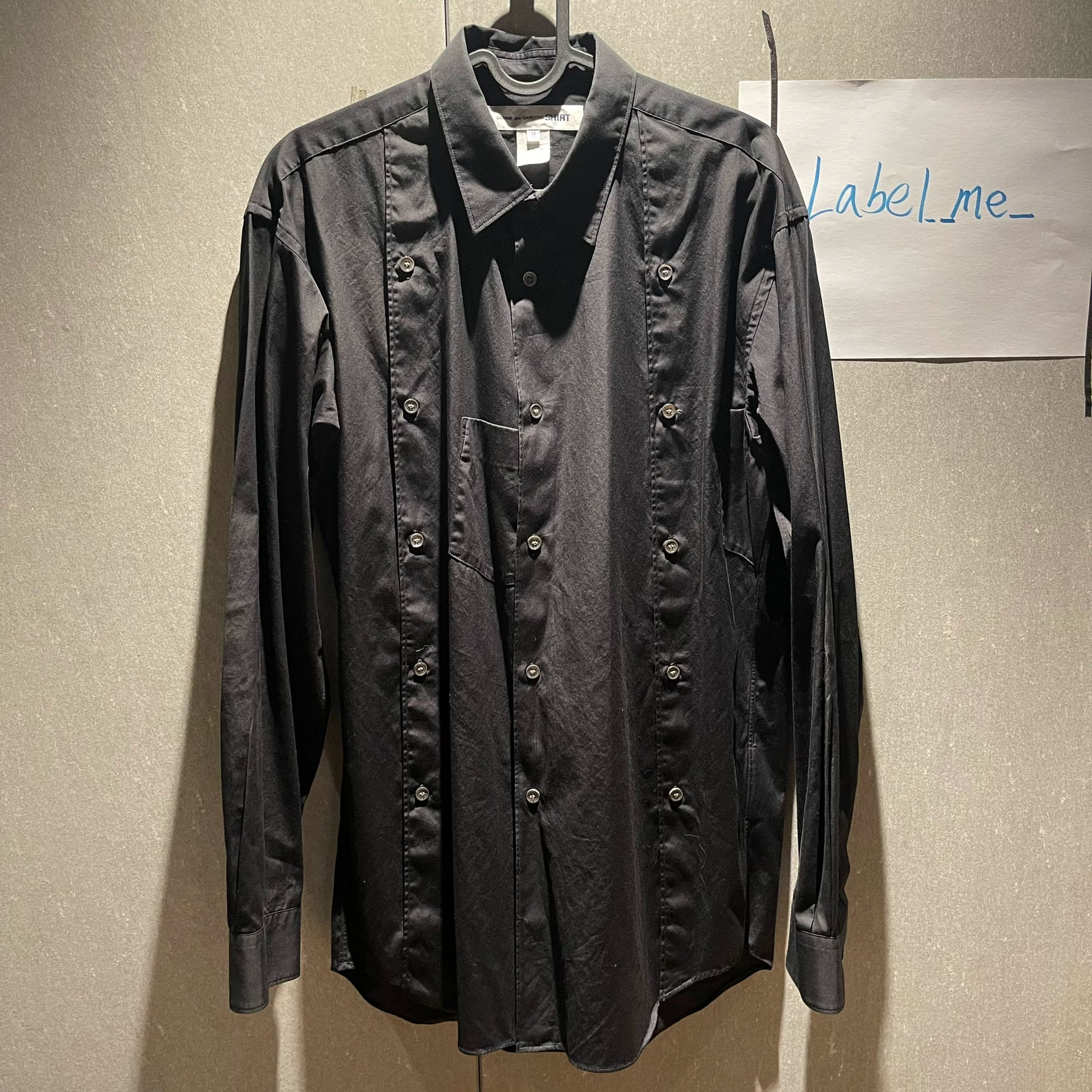 Comme des Garçons Black Multi-Button Shirt