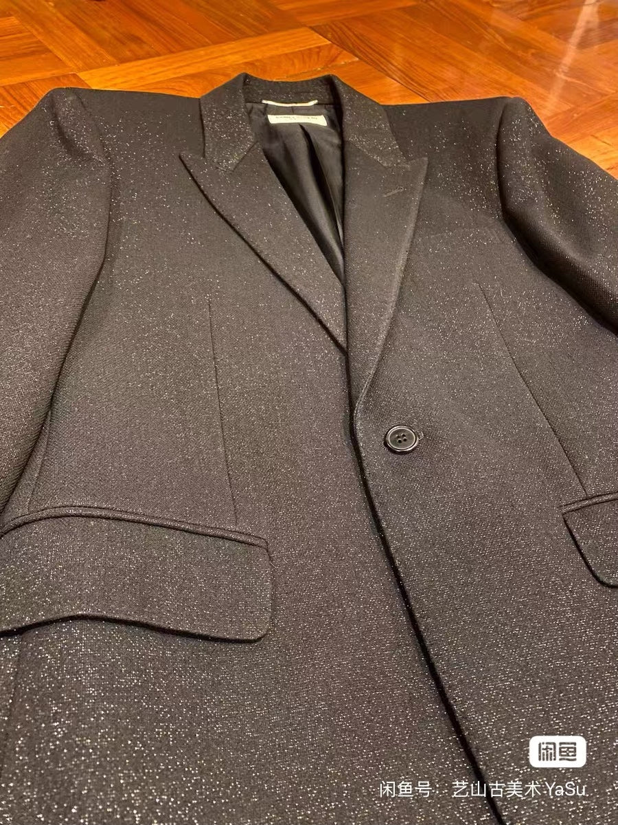 Saint Laurent FW15 Glitter Blazer