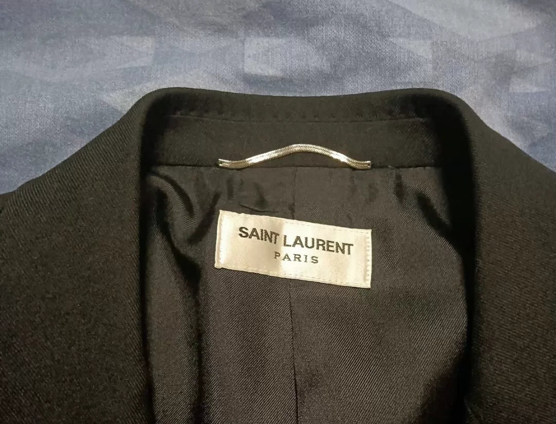 Saint Laurent Black Smoking Suit Jacket