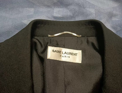 Saint Laurent Black Smoking Suit Jacket