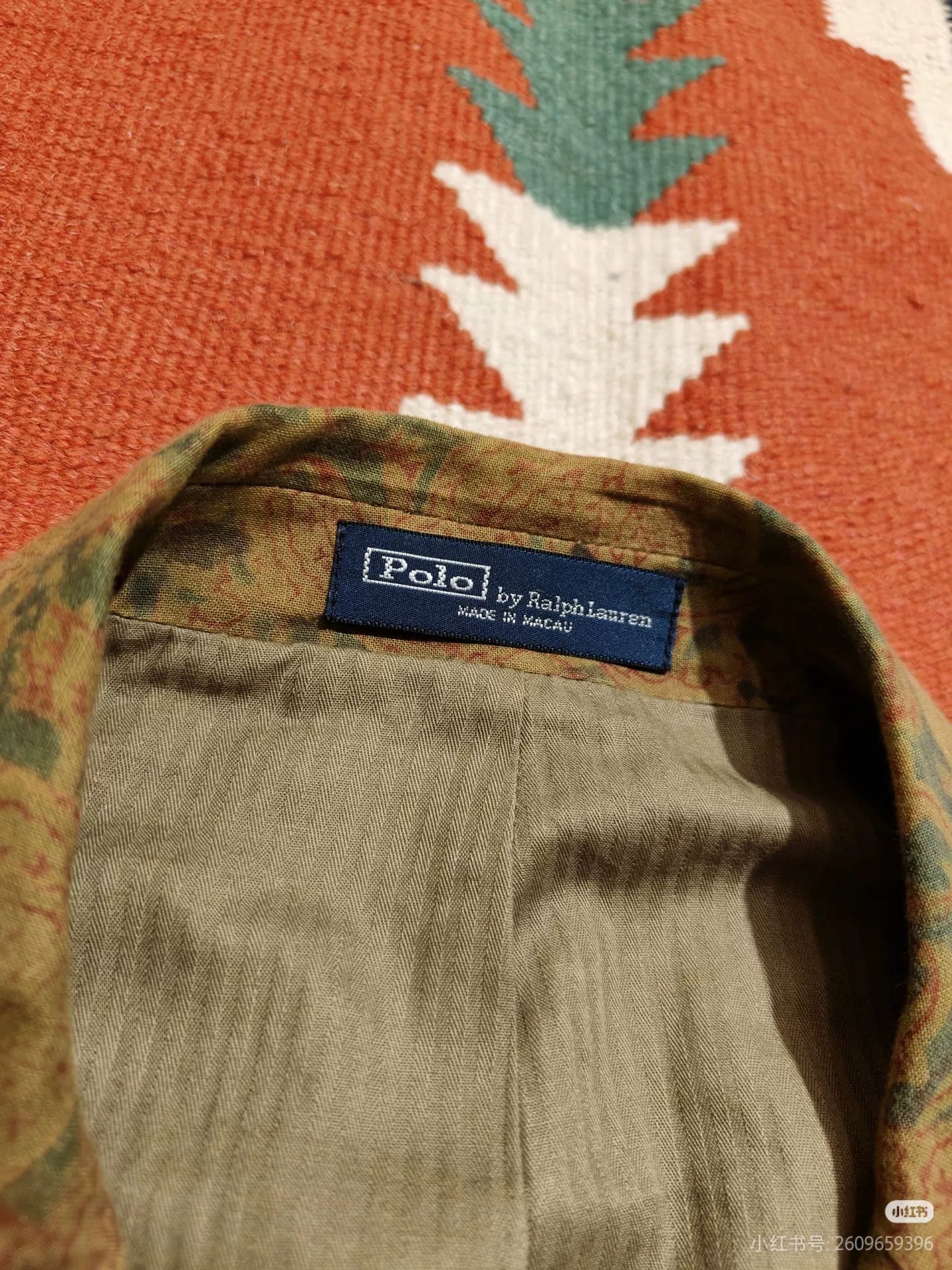 RRL Ralph Lauren Camo Paisley Blazer