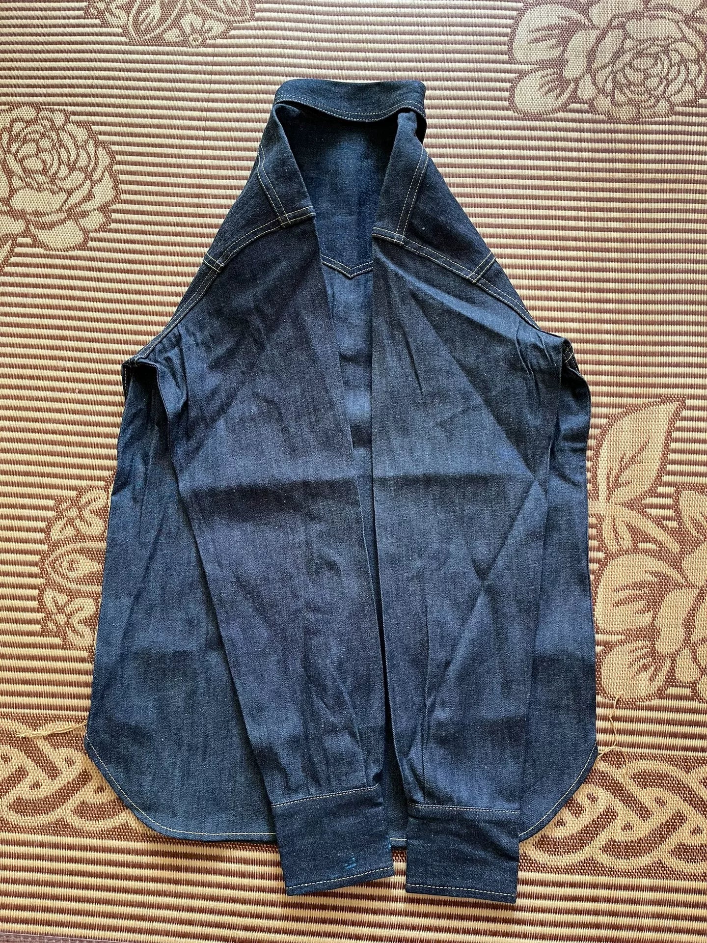 Joe McCoy Longhorn Western Denim Shirt