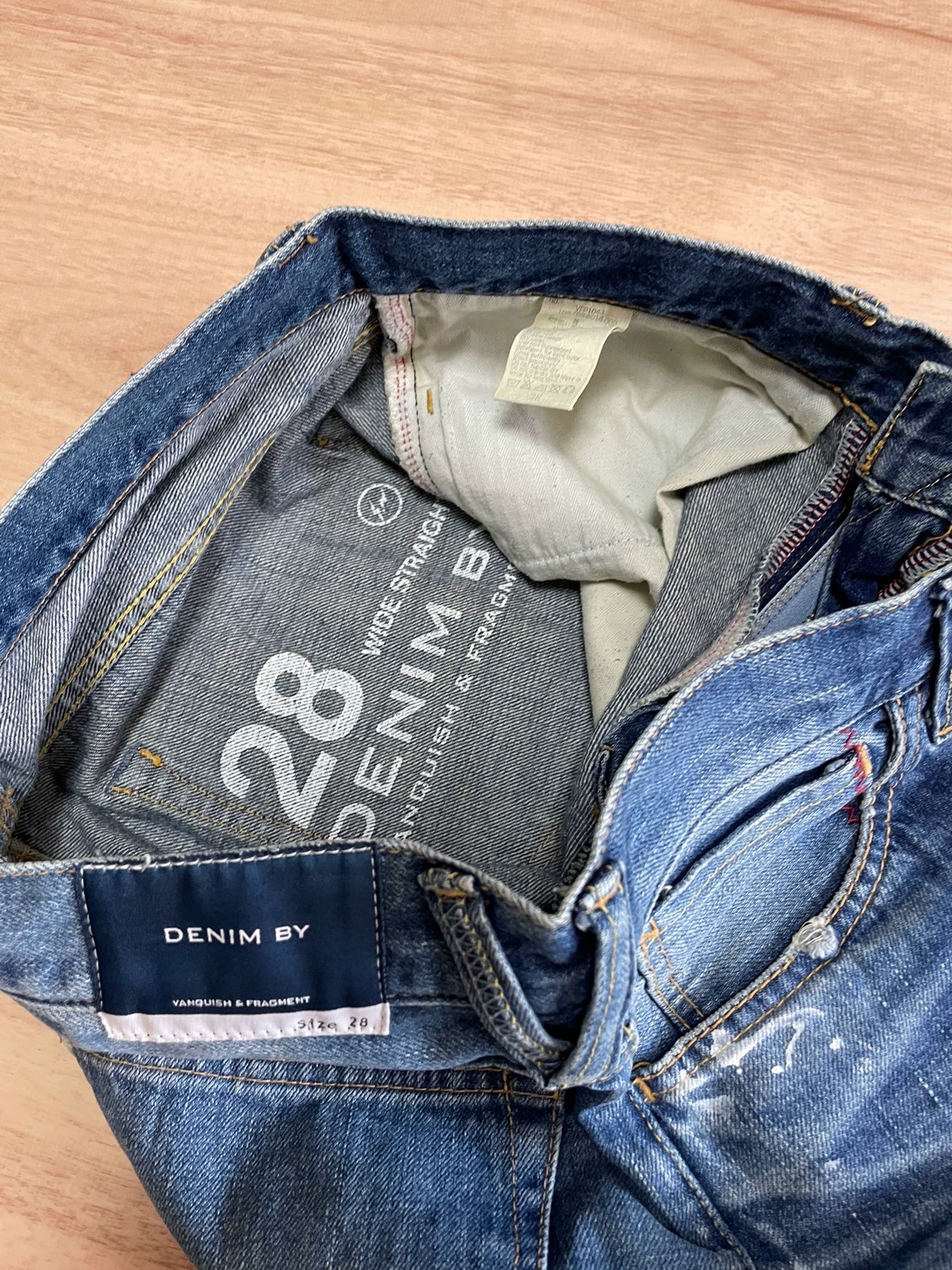 Vanquish Fragment Washed Distressed Jeans