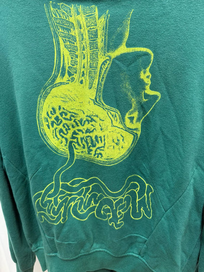 undercover cotton jacket with unique graphic design