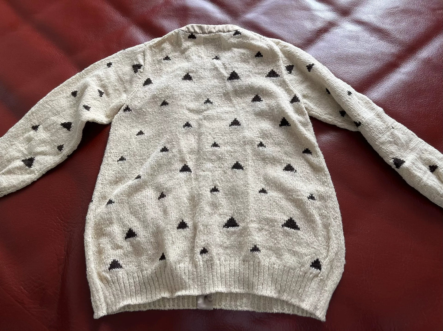 VISVIM SELMER LONG TRIANGLE CARDIGAN