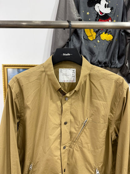 Sacai Spliced Shirt Jacket