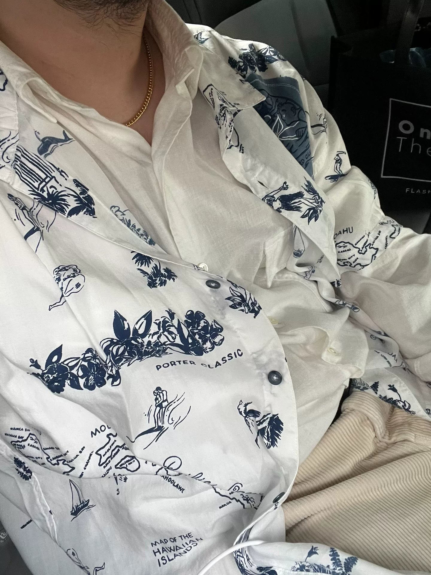 PORTER CLASSIC Hawaiian Aloha Silk Shirt