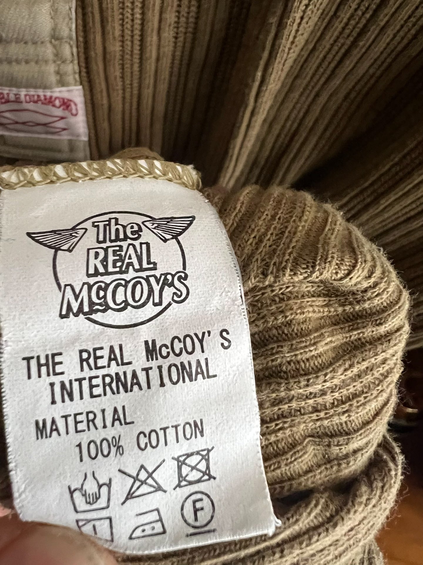 The Real McCoy Vintage Henley Long-Sleeve T