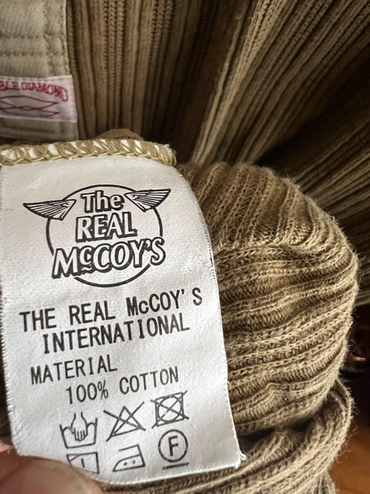 The Real McCoy Vintage Henley Long-Sleeve T