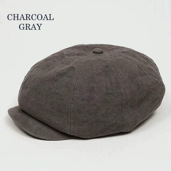 Nigel Cabourn Linen Newsboy Cap Summer