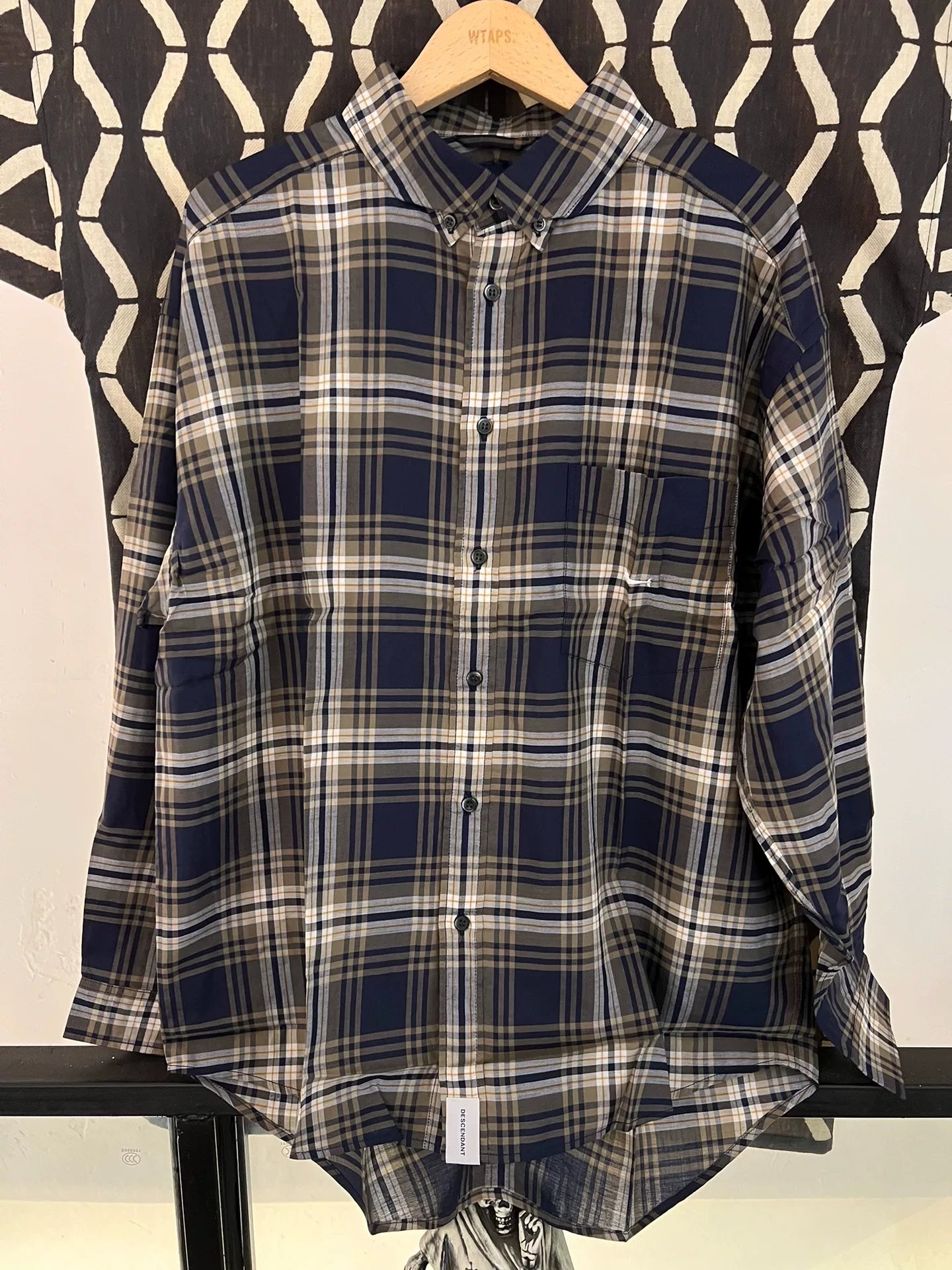 full plaid long sleeve shirt