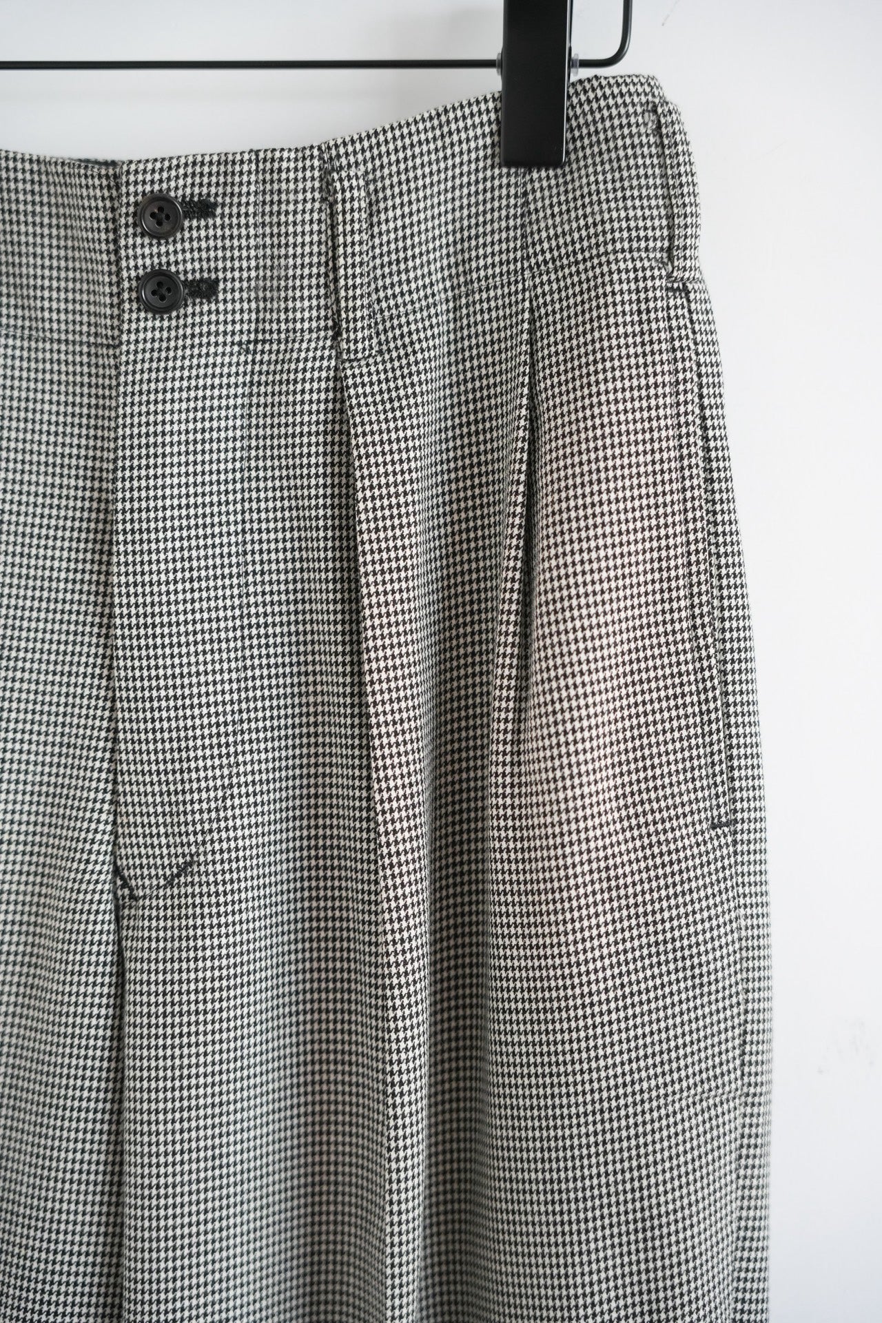 Yohji Yamamoto 90s Houndstooth Wool Trousers
