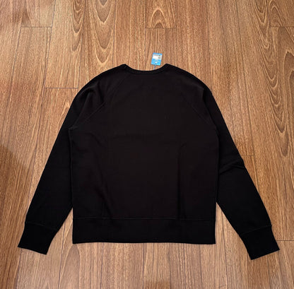 Acne Studios Black Sweatshirt with Smile Face