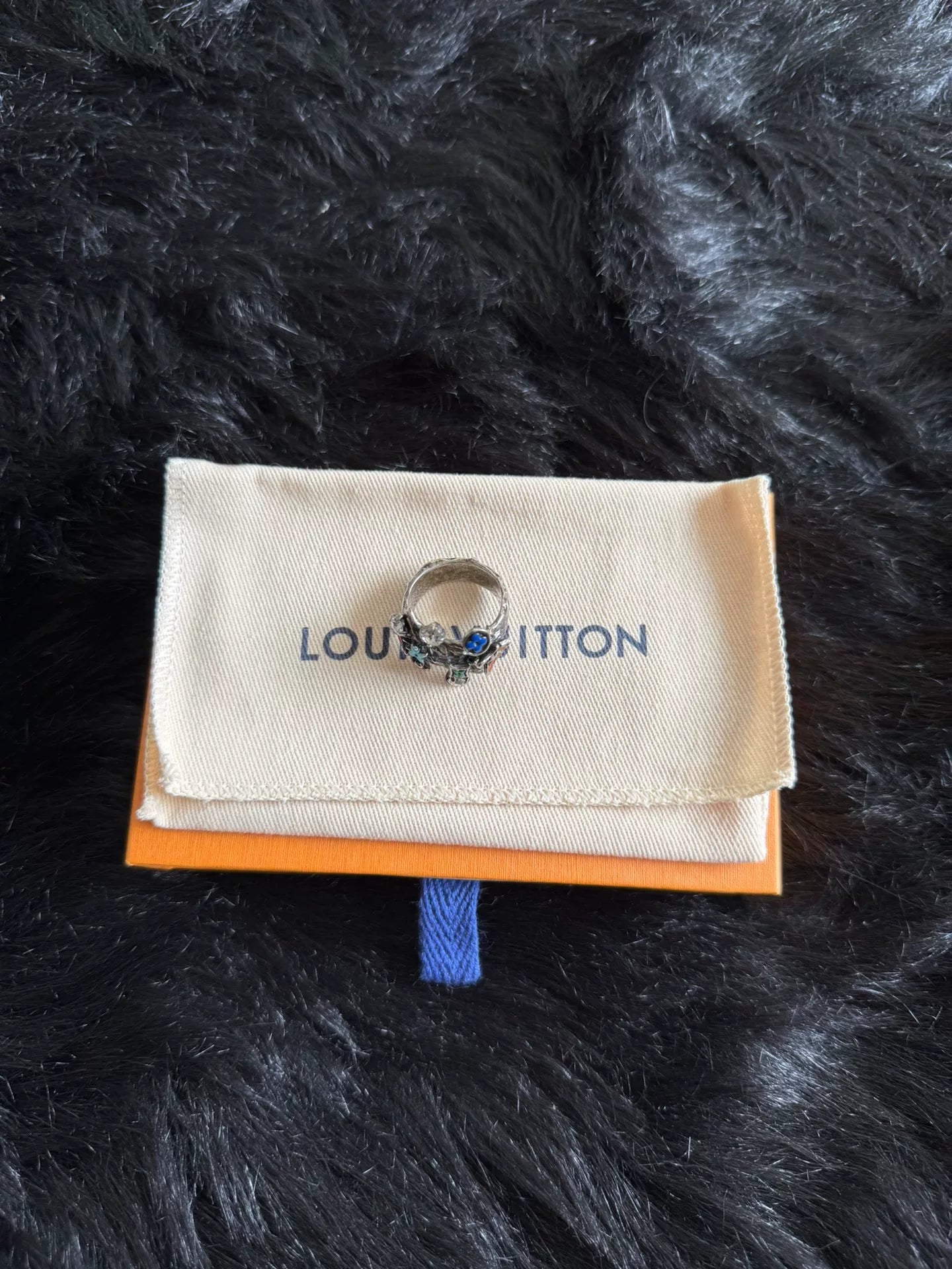 Louis Vuitton Floral Men's Ring Size L