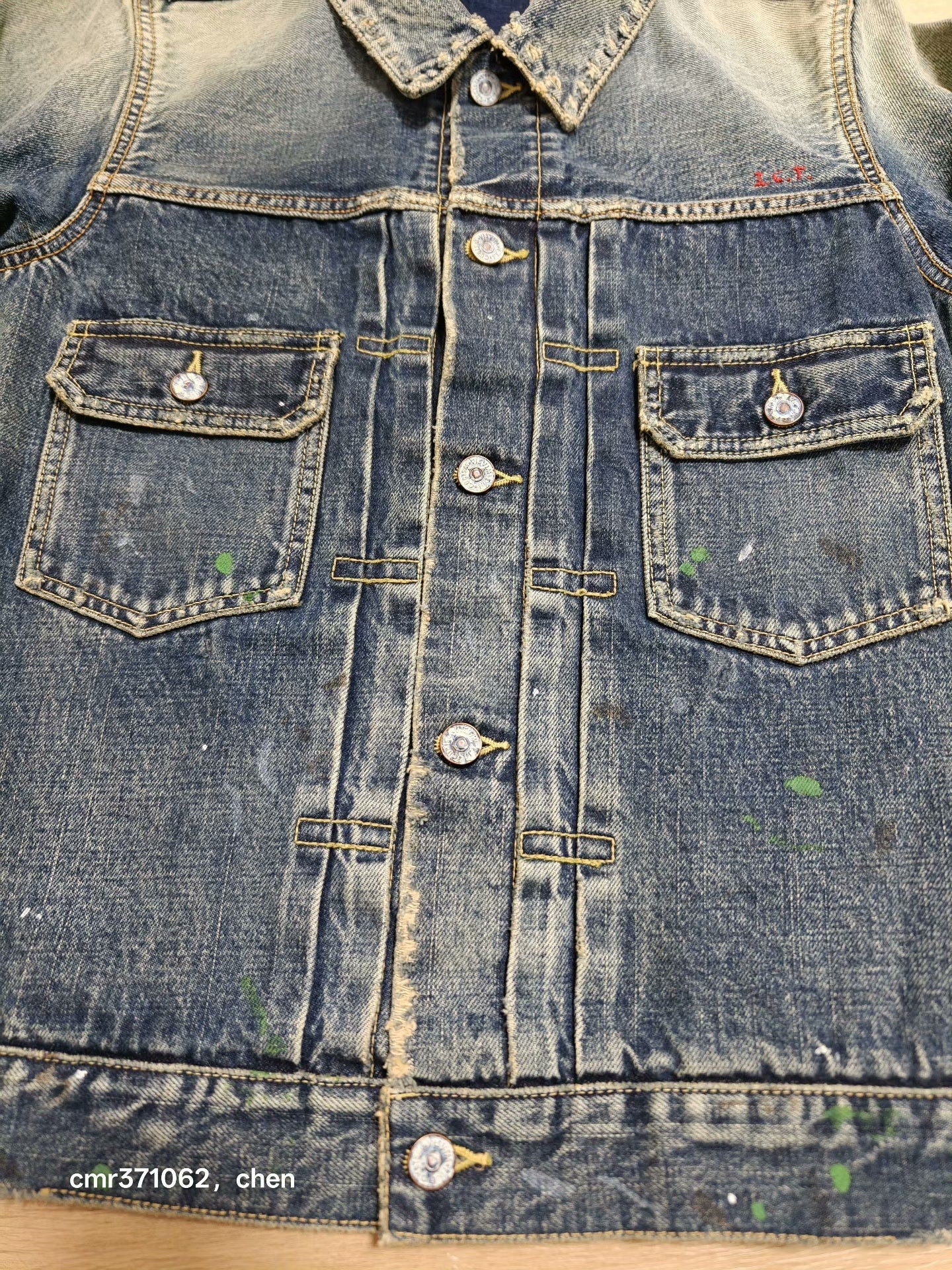 visvim 19 ICT SS 101 JKT DMGD-1002
