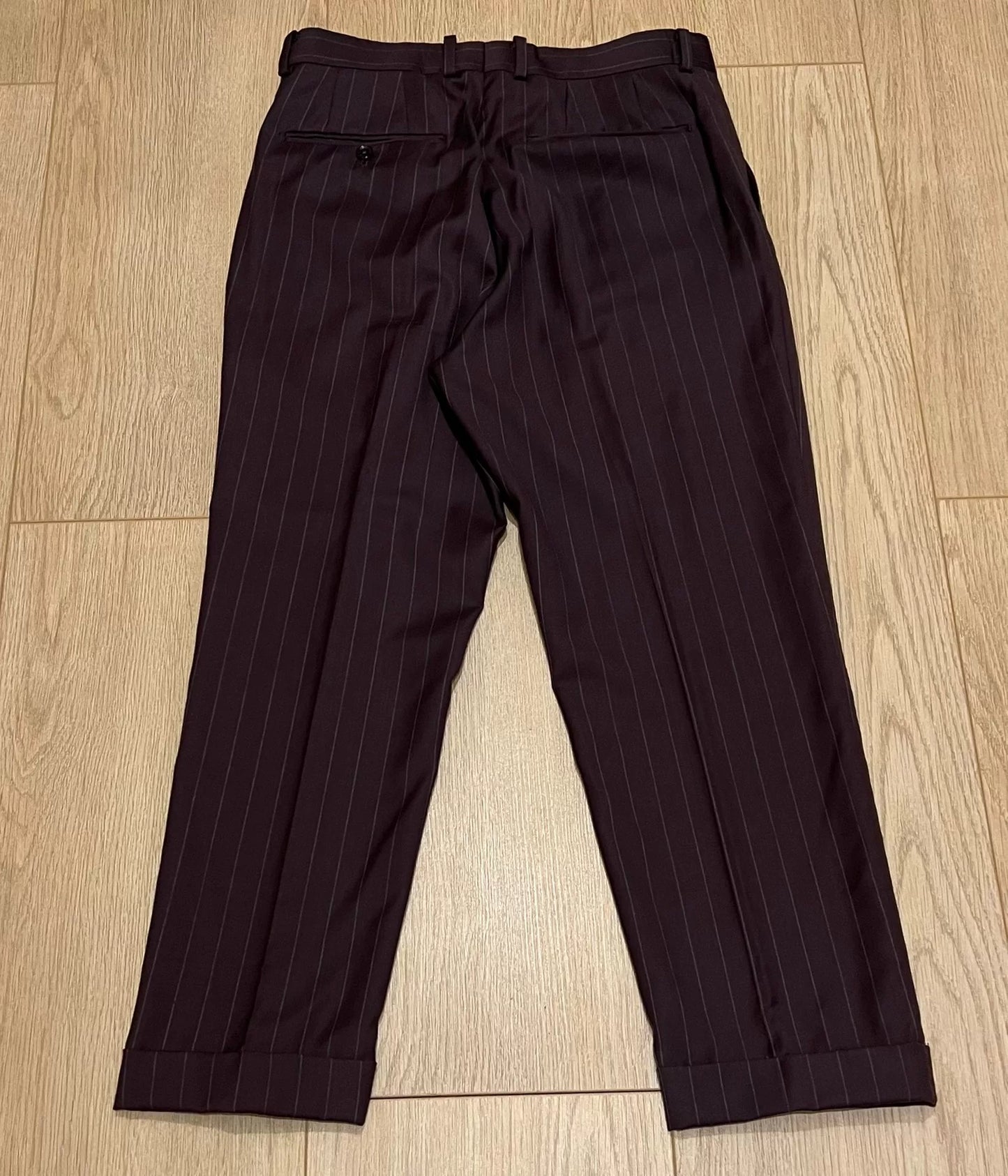 WACKO MARIA Pinstriped Pleated Trousers
