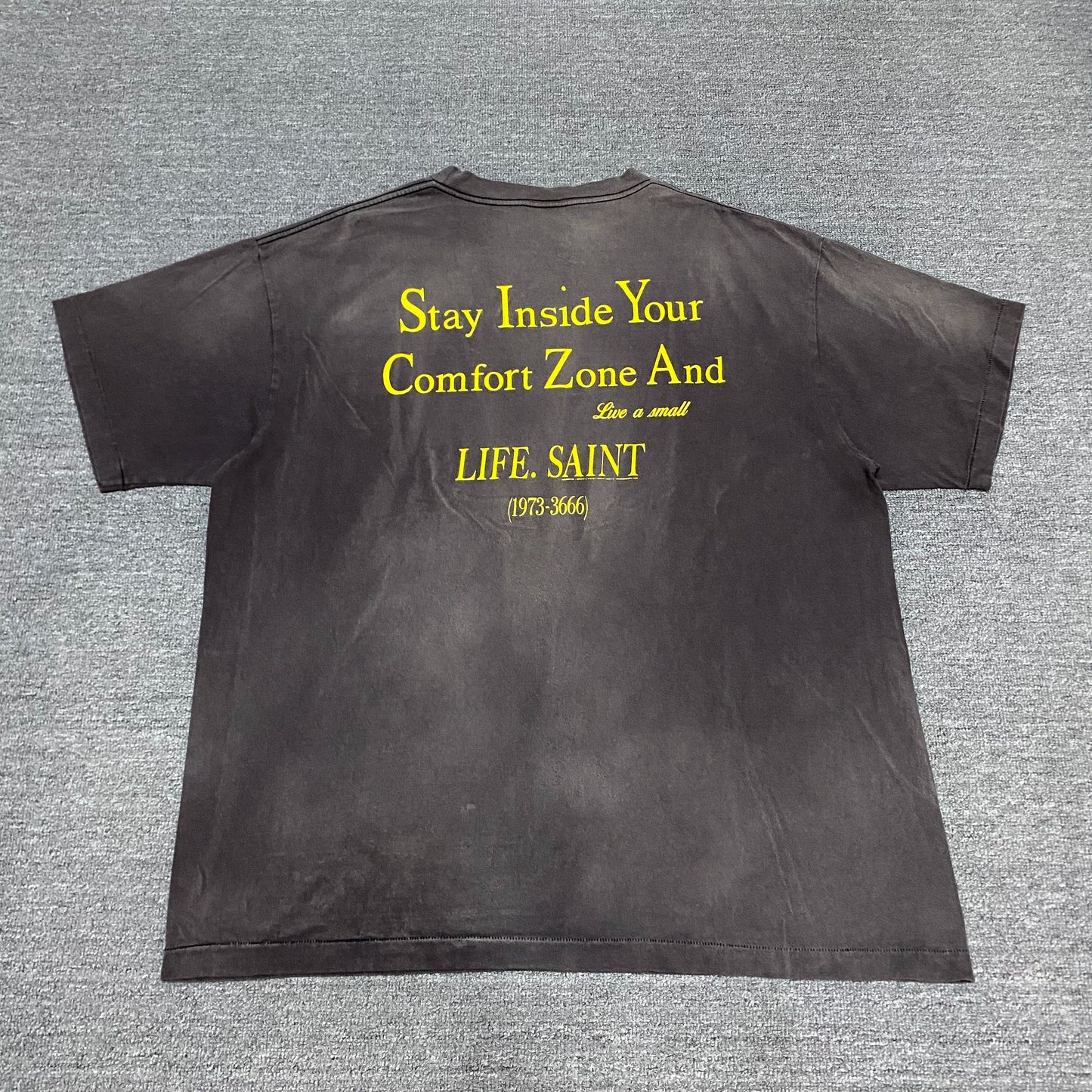 SAINT MICHAEL Love Angel Washed Distressed Tee