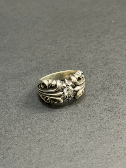 Chrome Hearts K&T Five Diamond Ring