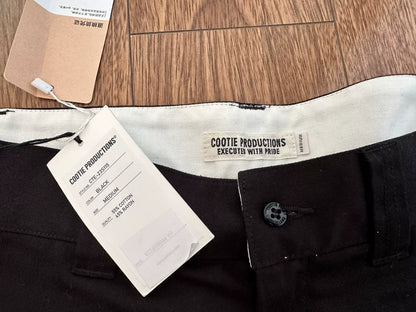 cootie productions wide easy trousers black