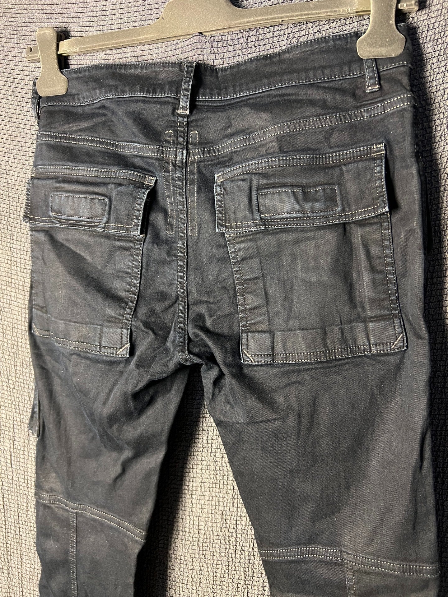 Rick Owens 19ss Waxed Biker Jeans