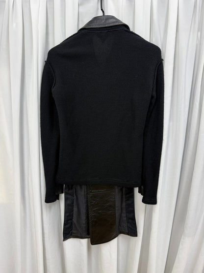 Comme des Garçons 02AW Leather Coat