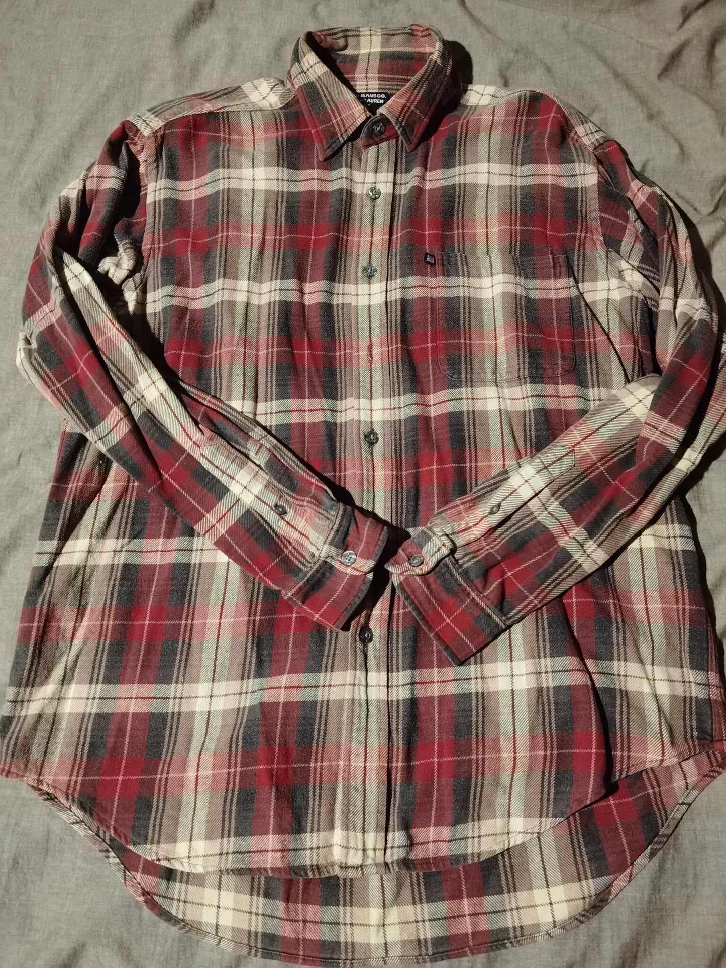 RRL Ralph Lauren Western Plaid Shirt