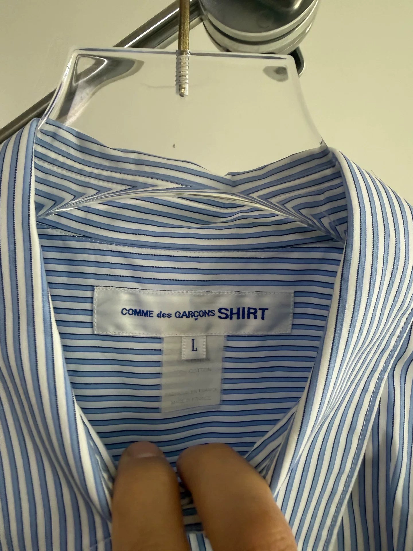 COMME des GARCONS CDG Twisted Stripe Shirt