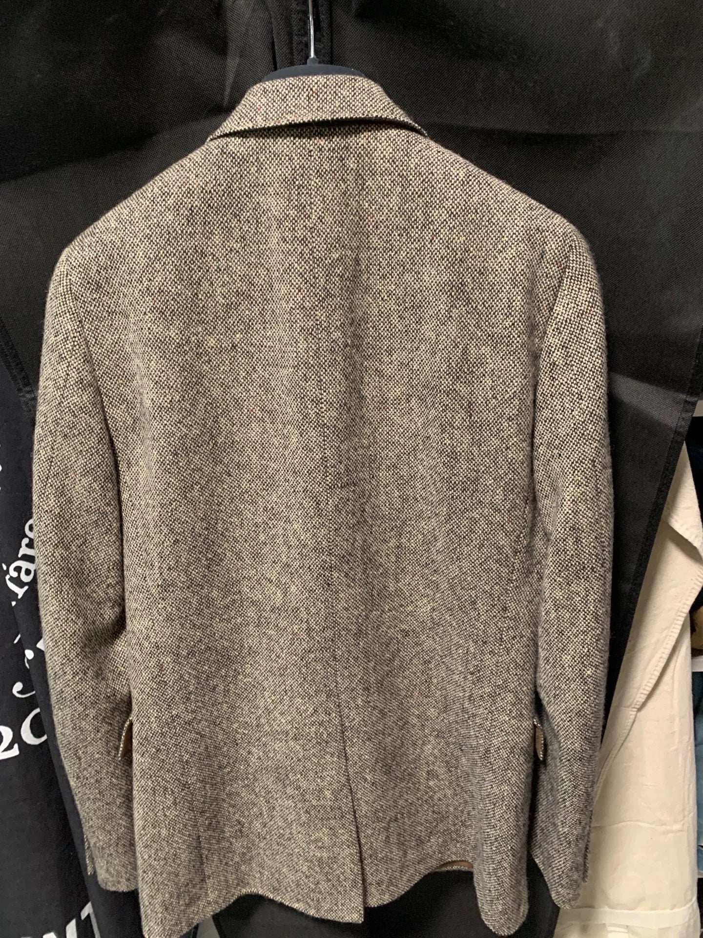 double rl cashmere blend thick blazer