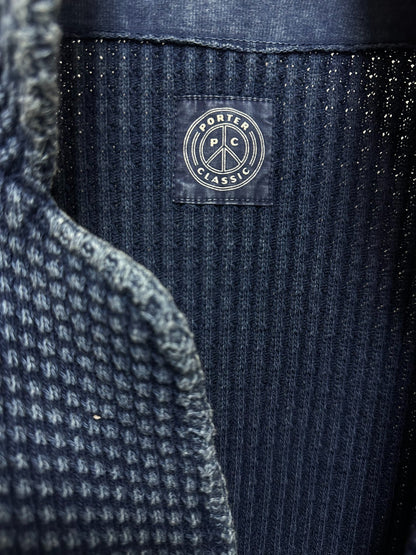 PORTER CLASSIC Indigo Double-Breasted Jacket