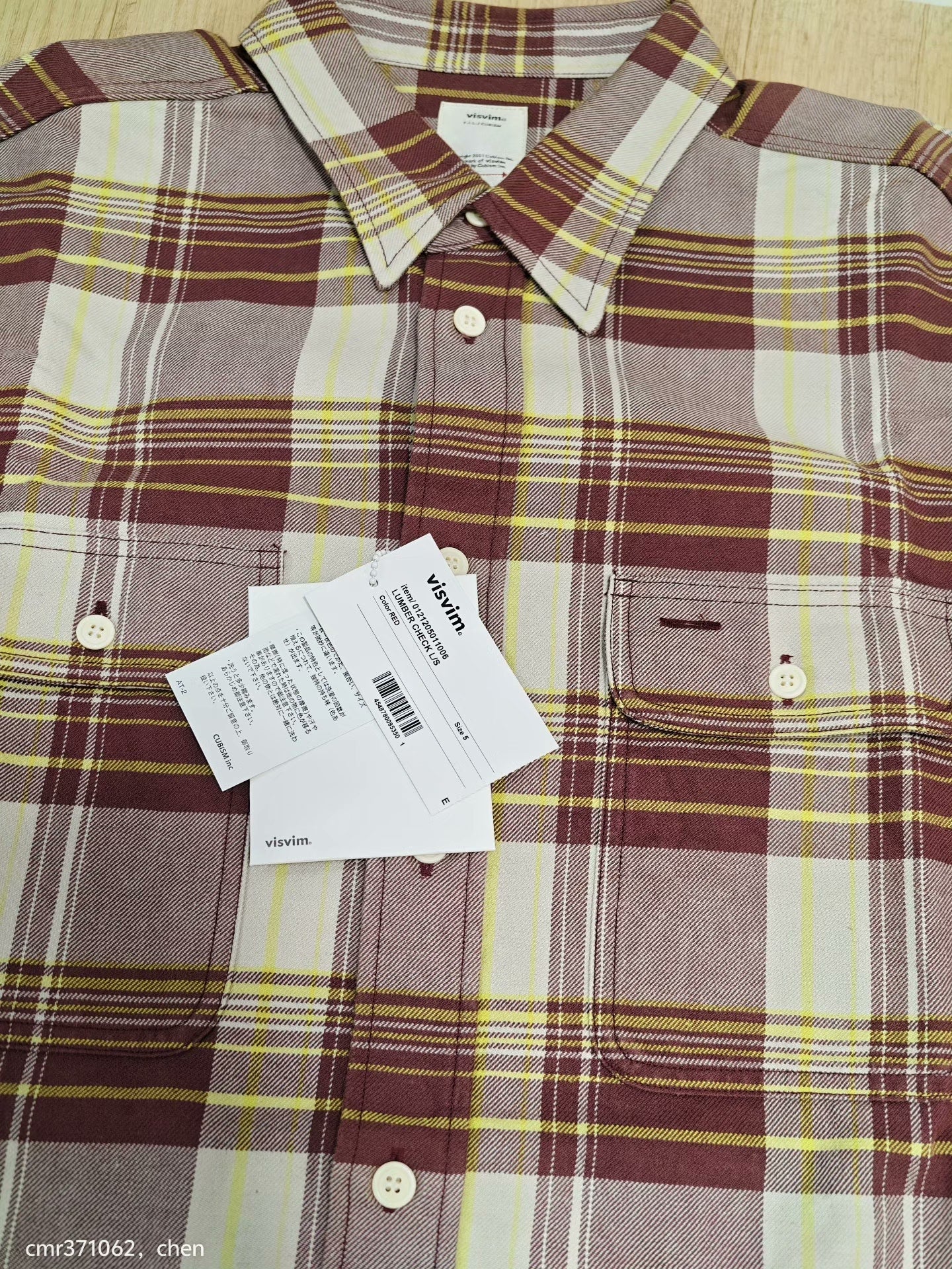 visvim 21AW Lumber Check L/S
