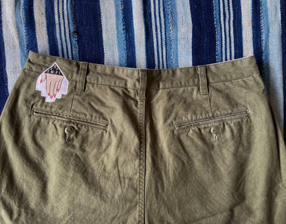 cavempt split color chino shorts