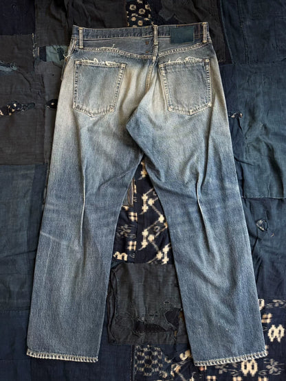 VISVIM 22SS JOURNEYMAN PANTS TACKED DMGD-27
