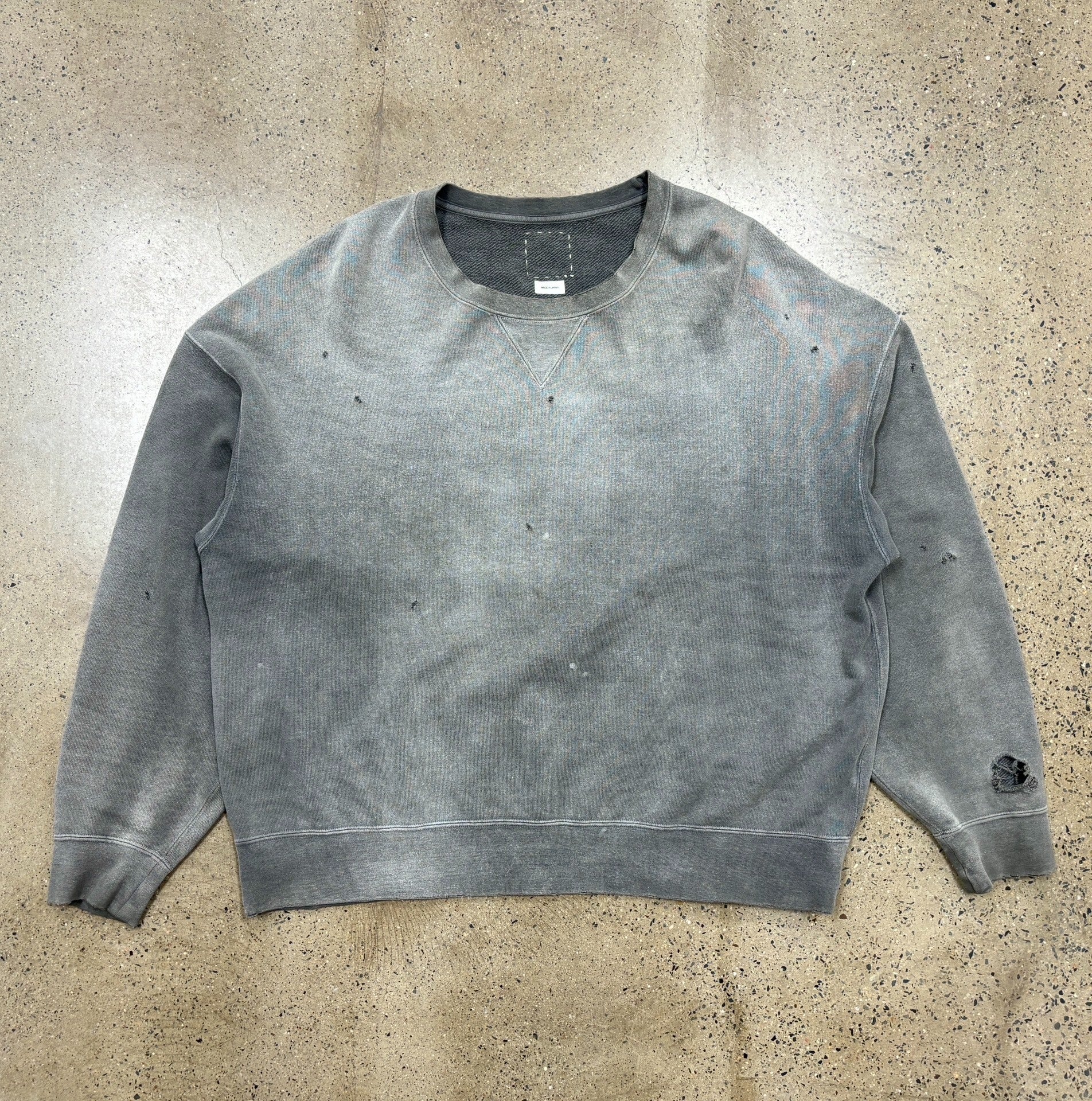 Visvim Amplus SB Sweatshirt Crash Design