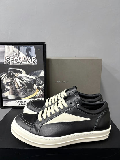Rick Owens Leather Classic Sneakers